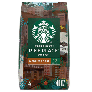 Starbucks Pike Place Medium Roast Ground Coffee, 40 oz.